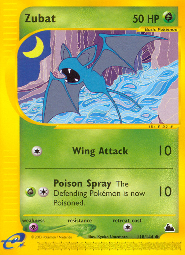 E-Series Skyridge Zubat #118/144